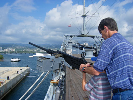 Battleship missouri guns