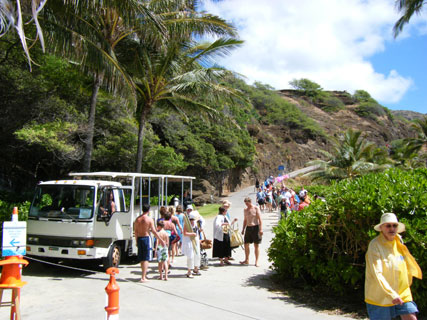 Hanauma Bay shuttle bus