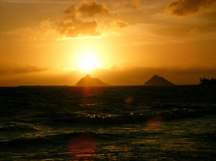 Sunrise at Kailua Beach