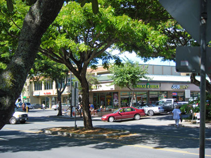 Kailua shops and restaurants