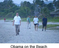 Obama on the Beach 