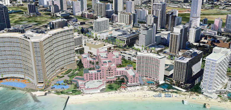 Google Maps image of Waikiki