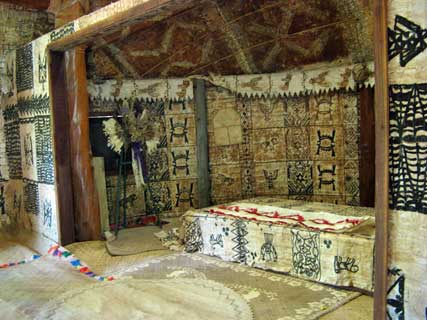 Tongan house interior