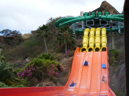 Island racer - water slide